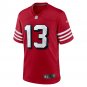 Men's Brock Purdy Scarlet San Francisco 49ers Alternate Game Player Jersey