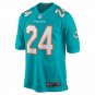 Men's Byron Jones Aqua Miami Dolphins Game Jersey