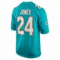 Men's Byron Jones Aqua Miami Dolphins Game Jersey