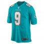 Men's Calvin Jackson Aqua Miami Dolphins Home Game Player Jersey