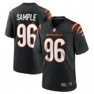 Men's Cam Sample Black Cincinnati Bengals Game Jersey