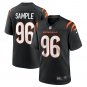 Men's Cam Sample Black Cincinnati Bengals Game Jersey