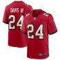 Men's Carlton Davis III Red Tampa Bay Buccaneers Game Player Jersey