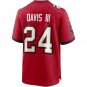 Men's Carlton Davis III Red Tampa Bay Buccaneers Game Player Jersey