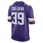 Men's Chandon Sullivan Purple Minnesota Vikings Game Player Jersey