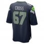 Men's Charles Cross Navy Seattle Seahawks Player Game Jersey