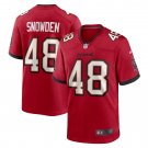 Men's Charles Snowden Red Tampa Bay Buccaneers Home Game Player Jersey