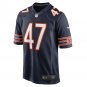 Men's Chase Allen Navy Chicago Bears Game Player Jersey