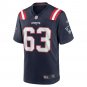 Men's Chasen Hines Navy New England Patriots Game Player Jersey