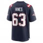 Men's Chasen Hines Navy New England Patriots Game Player Jersey