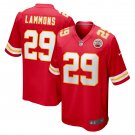 Men's Chris Lammons Red Kansas City Chiefs Team Game Player Jersey