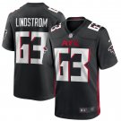 Men's Chris Lindstrom Black Atlanta Falcons Game Jersey