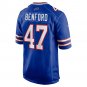 Men's Christian Benford Royal Buffalo Bills Game Jersey