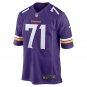 Men's Christian Darrisaw Purple Minnesota Vikings Game Jersey