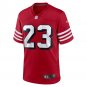 Men's Christian McCaffrey Scarlet San Francisco 49ers Alternate Game Player Jersey