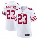 Men's Christian McCaffrey White San Francisco 49ers Game Player Jersey