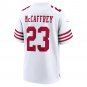 Men's Christian McCaffrey White San Francisco 49ers Game Player Jersey