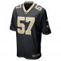 Men's Christian Ringo Black New Orleans Saints Game Player Jersey