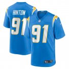 Men's Christopher Hinton Powder Blue Los Angeles Chargers Home Game Player Jersey