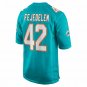 Men's Clayton Fejedelem Aqua Miami Dolphins Game Jersey