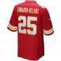 Men's Clyde Edwards-Helaire Red Kansas City Chiefs Game Jersey
