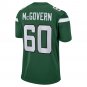 Men's Connor McGovern Gotham Green New York Jets Game Jersey