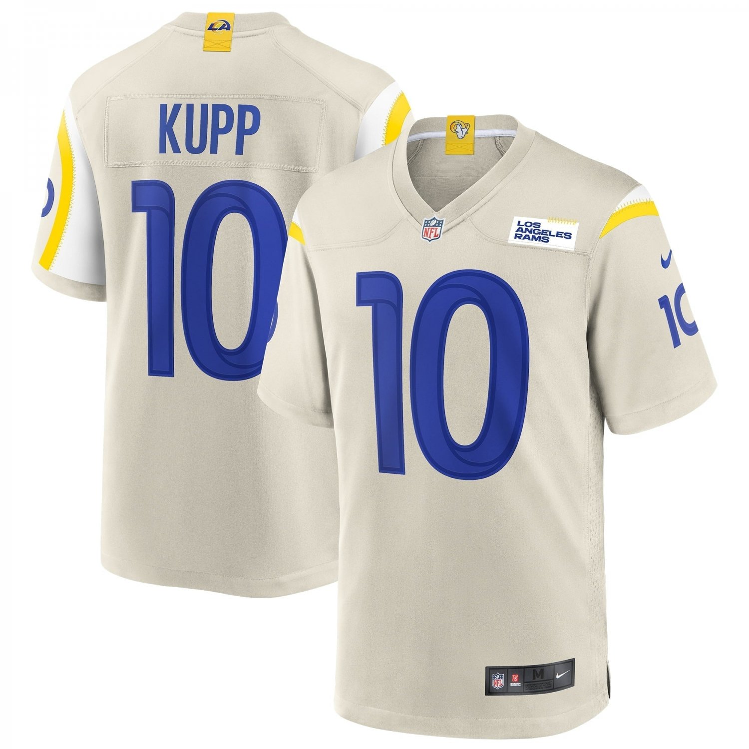 Men's Cooper Kupp Bone Los Angeles Rams Game Jersey