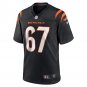 Men's Cordell Volson Black Cincinnati Bengals Game Player Jersey