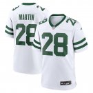 Men's Curtis Martin White New York Jets Legacy Retired Player Game Jersey