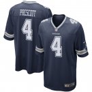 Men's Dak Prescott Navy Dallas Cowboys Game Team Jersey