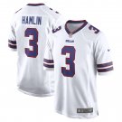 Men's Damar Hamlin White Buffalo Bills Game Jersey