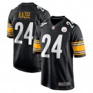 Men's Damontae Kazee Black Pittsburgh Steelers Game Player Jersey