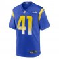 Men's Dan Isom Royal Los Angeles Rams Game Player Jersey