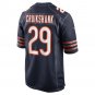 Men's Dane Cruikshank Navy Chicago Bears Game Player Jersey