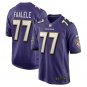 Men's Daniel Faalele Purple Baltimore Ravens Player Game Jersey