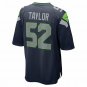 Men's Darrell Taylor College Navy Seattle Seahawks Game Jersey