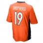 Men's Darrius Shepherd Orange Denver Broncos Game Player Jersey
