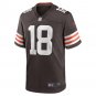 Men's David Bell Brown Cleveland Browns Game Jersey