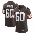Men's David Moore Brown Cleveland Browns Game Jersey