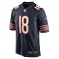 Men's David Moore Navy Chicago Bears Game Player Jersey
