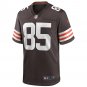 Men's David Njoku Brown Cleveland Browns Player Game Jersey