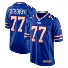 Men's David Quessenberry Royal Buffalo Bills Game Player Jersey