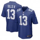 Men's David Sills V Royal New York Giants Game Player Jersey