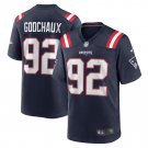 Men's Davon Godchaux Navy New England Patriots Game Jersey