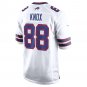 Men's Dawson Knox White Buffalo Bills Away Game Player Jersey