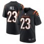 Men's Daxton Hill Black Cincinnati Bengals Player Game Jersey