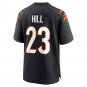 Men's Daxton Hill Black Cincinnati Bengals Player Game Jersey