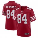 Men's Dazz Newsome Scarlet San Francisco 49ers Team Game Jersey