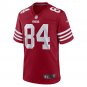 Men's Dazz Newsome Scarlet San Francisco 49ers Team Game Jersey