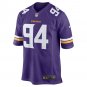 Men's Dean Lowry Purple Minnesota Vikings Game Player Jersey